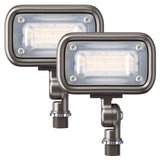 KUKUPPO 12PACK 15W LED Knuckle Flood Light - 1500LM, 4000K, 100-277V