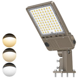 KUKUPPO 360/290/220W LED Shoebox Light - 22500LM, 3000/4000/5000K, 100-277V, With Photocell