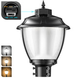 KUKUPPO 150/120/90W LED Ultra Pole Area Light - 15000LM, 3000/4000/5000K, 100-277V, With Photocell