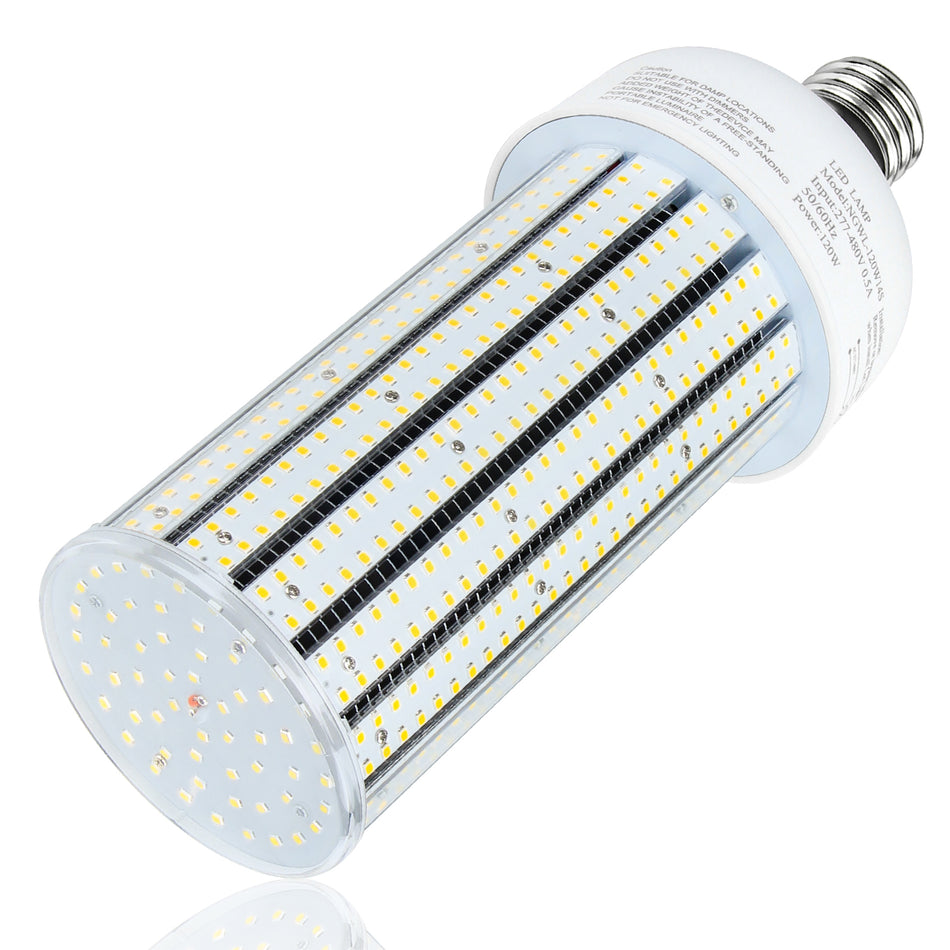 KUKUPPO 60W LED Corn Light - ETL&UL&CE,8400LM,5000K,277-480VAC,E39,PC Cover