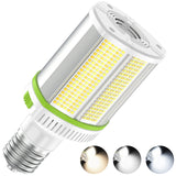 KUKUPPO 80W/60W/48W LED Horizontal Corn Light - ETL&DLC&CE,12000LM,4500/5000/5700K,E39,277-480VAC,PC Cover