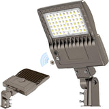 KUKUPPO 200/160/120W LED Shoebox Light - Built-in Photocell Series, 30000LM, 100–277V, 5000K