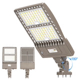KUKUPPO 240W/200W/150W LED Shoebox Light - UL&DLC,36000Lm,5000K,277-480V,With Photocell,All In One