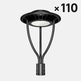 KUKUPPO 60W/48W/36W LED Post Top Light - ETL&DLC,9000LM,3000/4000/5000K,100-277VAC,With Built-In Photocell(110 pieces)