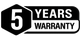 5 Year Warranty