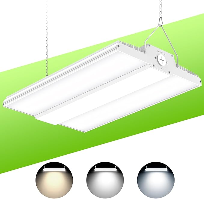 KUKUPPO 240W/200W/150W LED Linear High Bay - UL/DLC/ETL,36000LM,4500/5000/5700K,100-277VACA,With Microwave Expansion Port