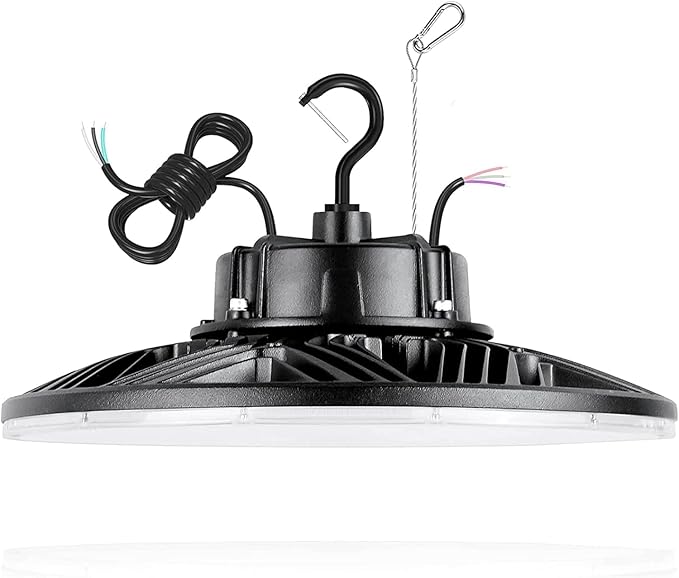KUKUPPO 240W/200W/150W LED High Bay Light - UL&ETL&DLC,36000LM,5000K,277-480VAC,Dimmable