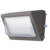 KUKUPPO 80W/60W/48W LED Wall Pack Light - ETL&DLC&UL,12000LM,4500K/5000K/5700K,100-277VAC,With Photocell,Glass Lens