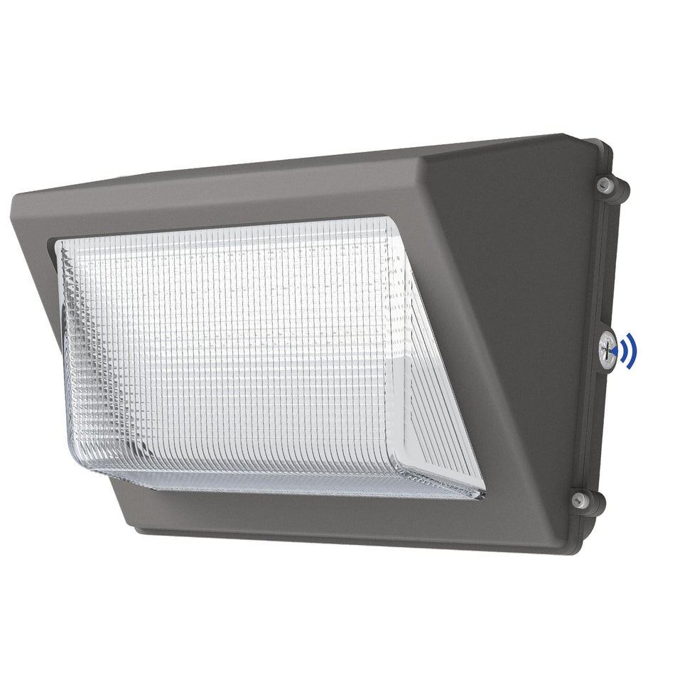 KUKUPPO 120W/100W/80W LED Wall Pack Light - ETL/DLC/UL,18000LM,4500K/5000K/5700K,100-277VAC,IP65,With Photocell,Glass Lens