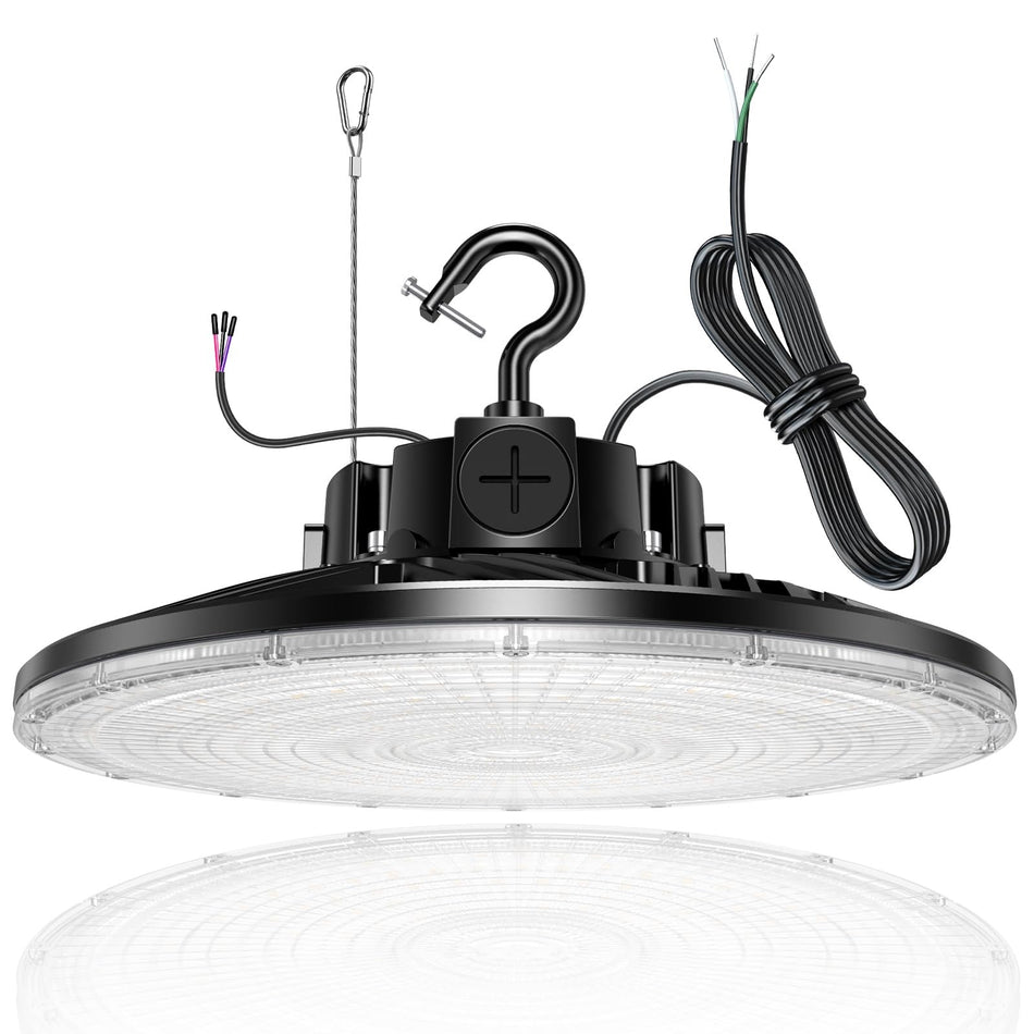 KUKUPPO 150W LED High Bay Light - UL&ETL&DLC,22500LM,5000K,100-277VAC,Dimmable