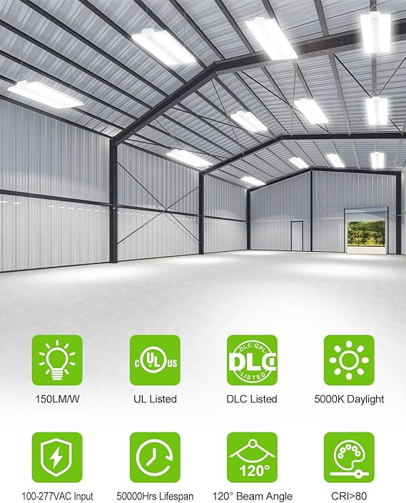 KUKUPPO 300W LED Linear High Bay - UL/DLC/ETL,45000LM,5000K,100-277VAC,0-10V Dimmable价格要改