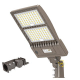 KUKUPPO 240W-400W LED Shoebox Light - Adjustable Wattage Series, 277-480V, 5000K, With Photocell