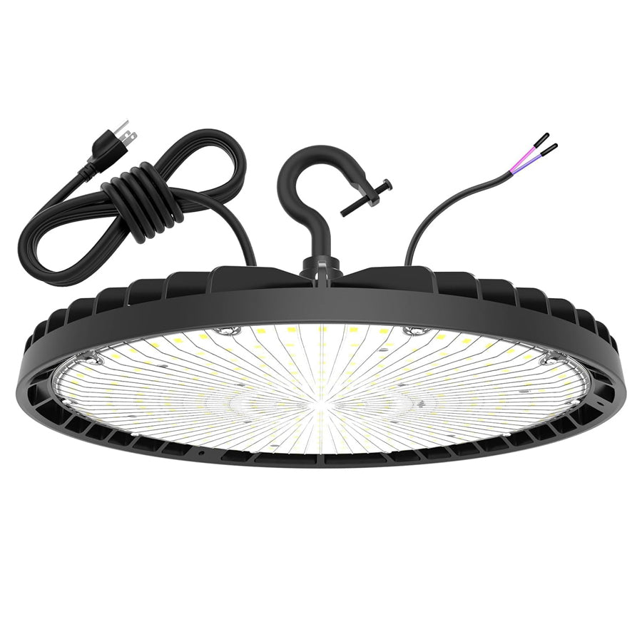 KUKUPPO 150W/120W/90W LED High Bay Light - ETL&DLC,22500LM,4500/5000/5700K,100-277VAC,0-10V Dimmable,US Plug