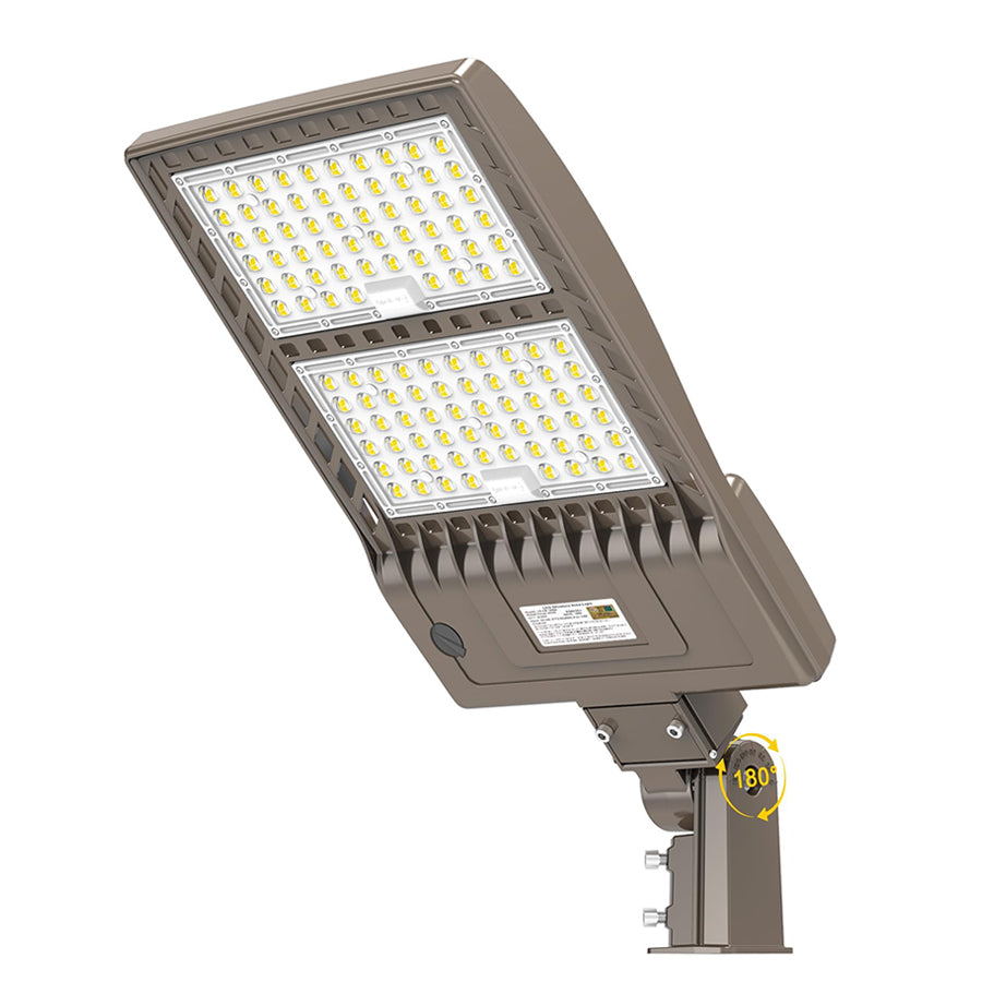 KUKUPPO 400W/320W/240W LED Shoebox Light - 60000LM, 277–480V, 5000K