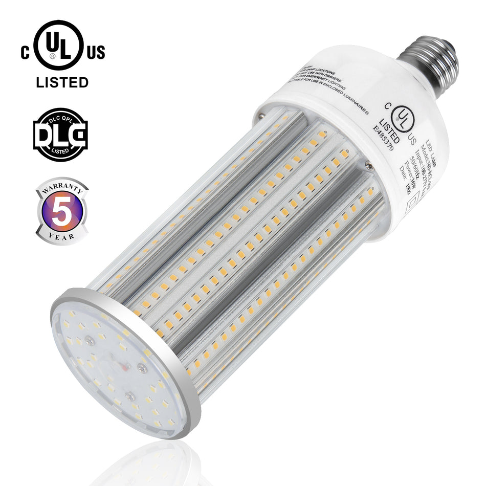 KUKUPPO 36W LED Retrofit Corn Bulbs Light - UL&CE,5250LM,5000K,100-277VAC,E26/E39